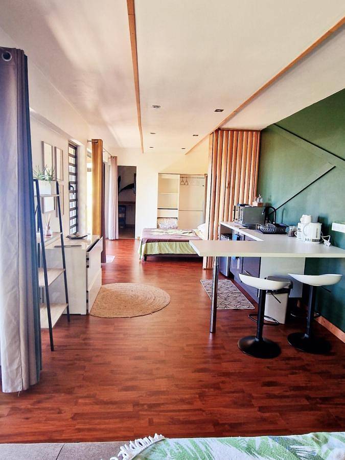 Gîte pour 3 personnes, avec jardin ainsi que vue et piscine dans Faa'a - 3