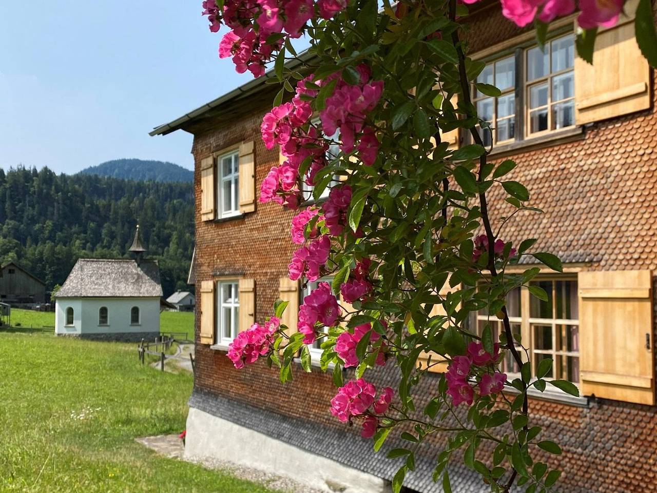 Ganze Ferienwohnung, Bregenzerwälderhaus Ambros - Bregenzerwälderhaus Ambros in Bezau, Bregenzerwald