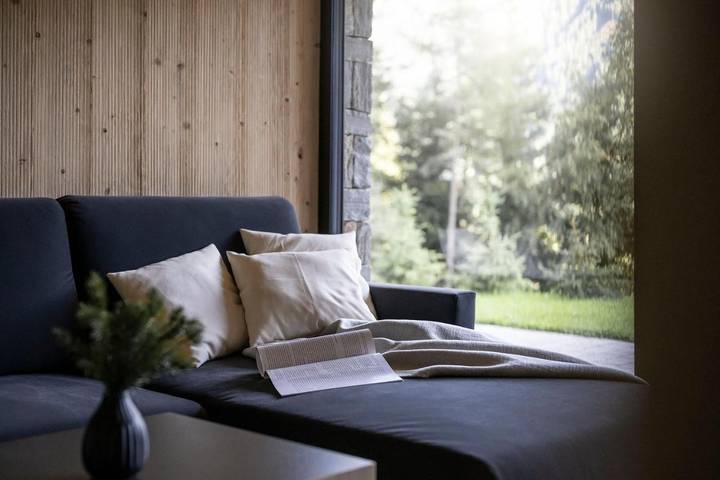 Lodge für 6 Personen, mit Garten und Ausblick sowie Sauna in Südtirol - 4