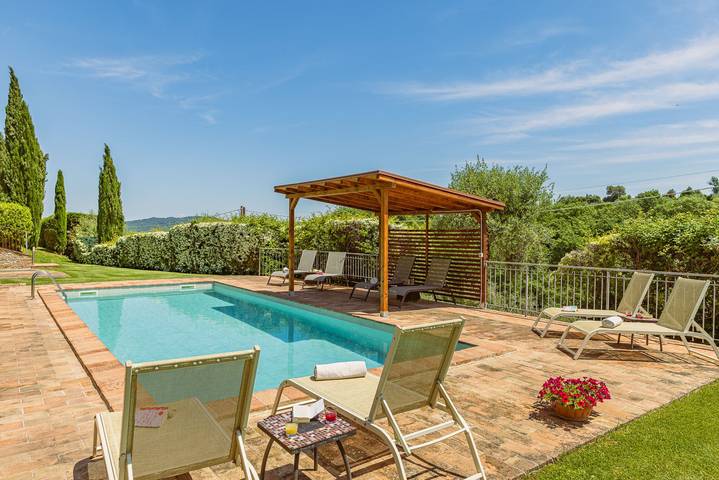 Podere Baiocco - Casa Baiocco - Villa privata di lusso per 6 persone con piscina e jacuzzi riscaldata in Città della Pieve, Perugia Province