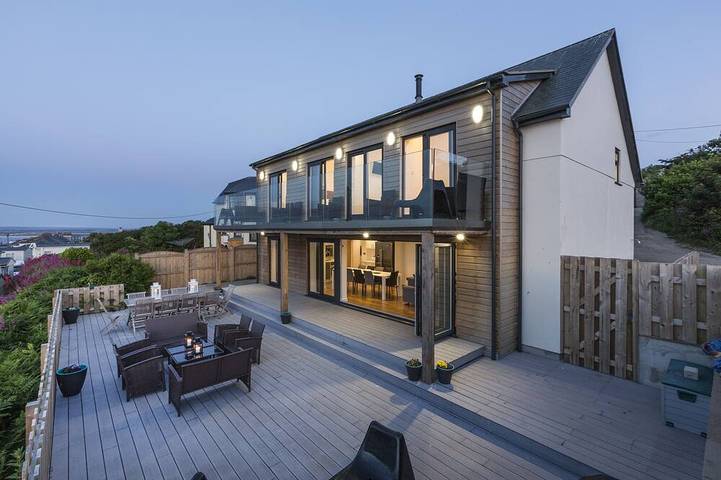 Ferienhaus für 10 Personen, mit Balkon und Whirlpool in St. Ives