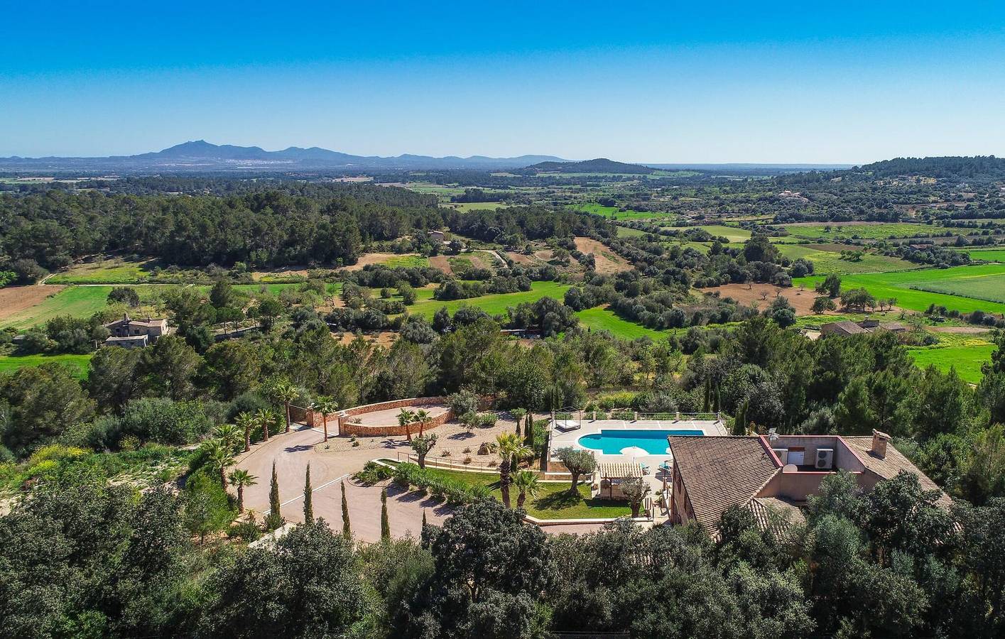 Gemütlicher Rückzugsort mit Terrasse, Küche, Pool und Internet in Porreres, Mallorca Süden