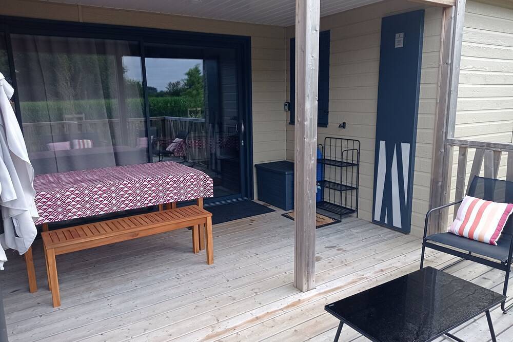 Chalet 6 personnes au calme, espace bien être, proche Capbreton/Hossegor in Saubrigues, Région de Dax