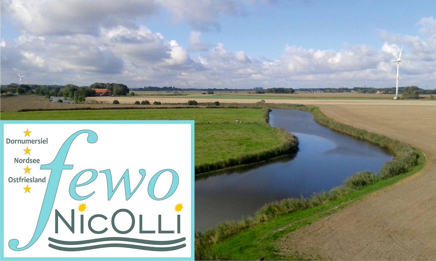 Ganze Wohnung, Fewo im Penthouse Stil - 12qm blk / Loggia - Meer- u. Inselblick in Westeraccumersiel, Dornum