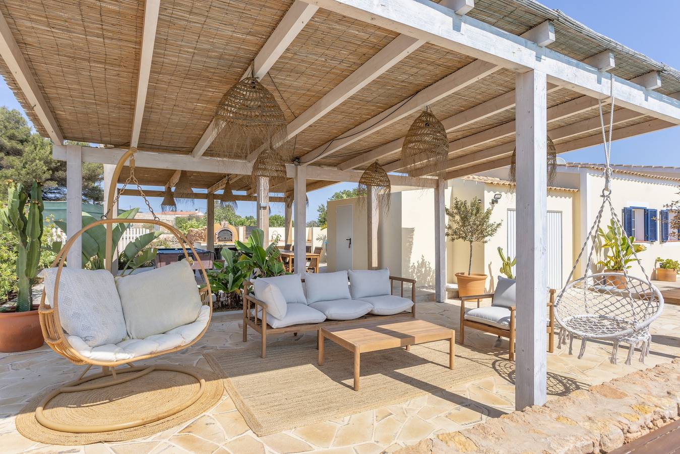Casa de vacaciones 'Can Juan Pedro' con vistas al mar, Wi-Fi y aire acondicionado in El Pilar de la Mola, Formentera