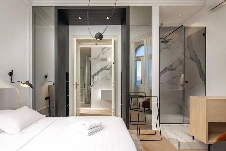 Villa pour 15 personnes, avec piscine et jardin ainsi que vue et sauna à Lovran - 4