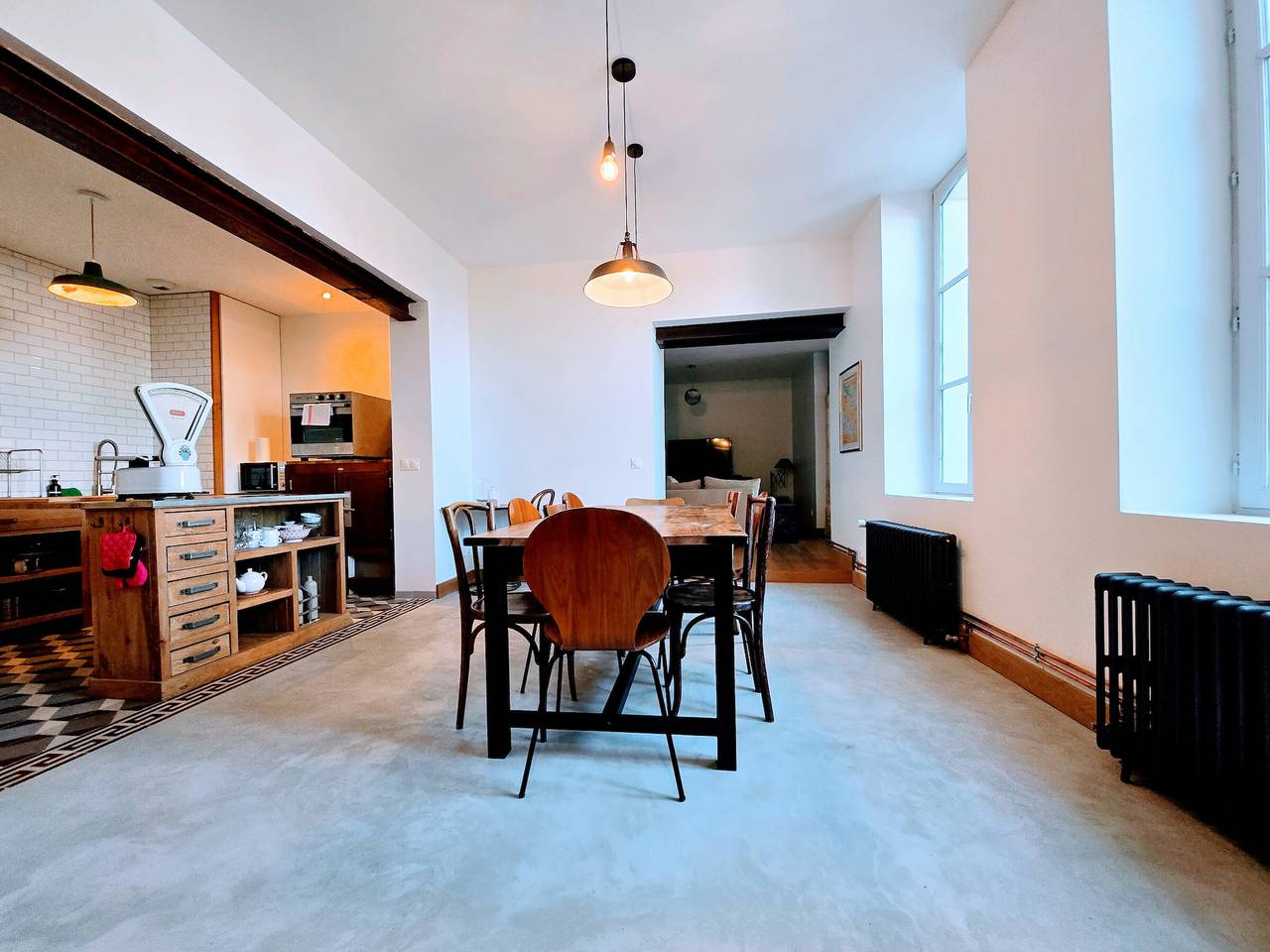 Ganze Wohnung, Große Familienwohnung 4 Zimmer, Terrasse mit Flussblick, Wlan in Auxerre, Auxerre und Umgebung