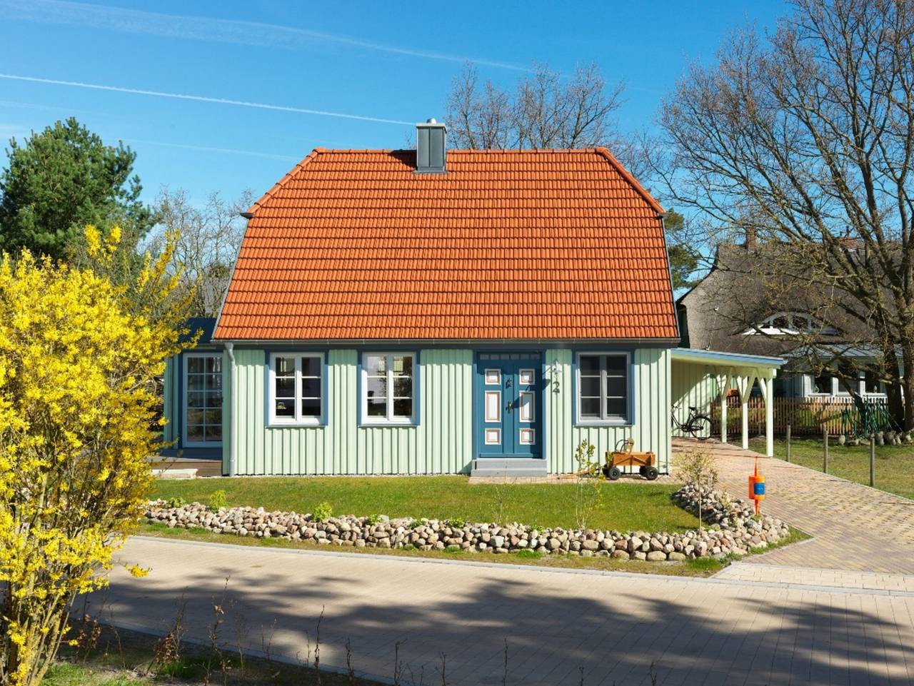 Toppzeichen in Wieck am Darß, Fischland - Darß - Zingst