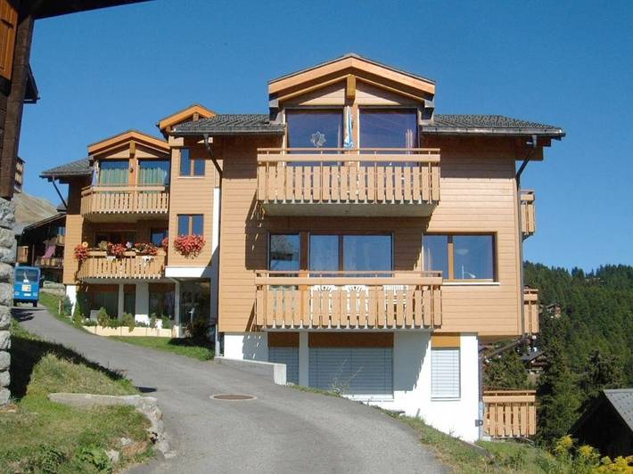 Ferienwohnung für 5 Personen, mit Balkon und Terrasse sowie Ausblick in Bettmeralp