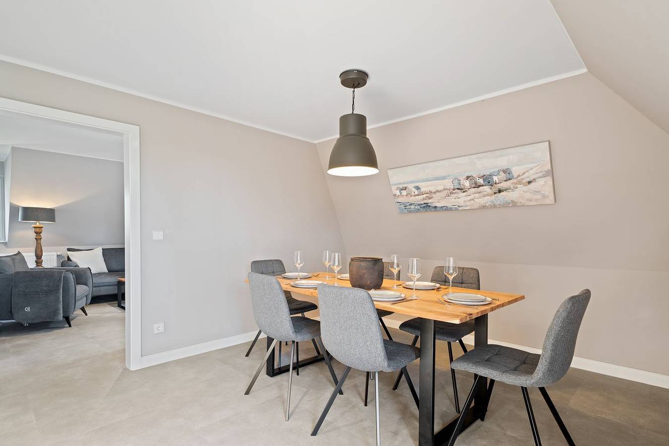 Ganze Wohnung, Der Tofthof söss - eine wunderschöne Ferienwohnung mit Dachterrasse. in Westerhever, Eiderstedt