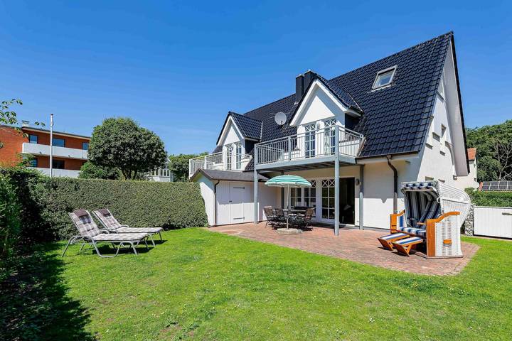 Ferienhaus mit Meerblick für 6 Personen, mit Garten und Terrasse sowie Sauna auf Föhr