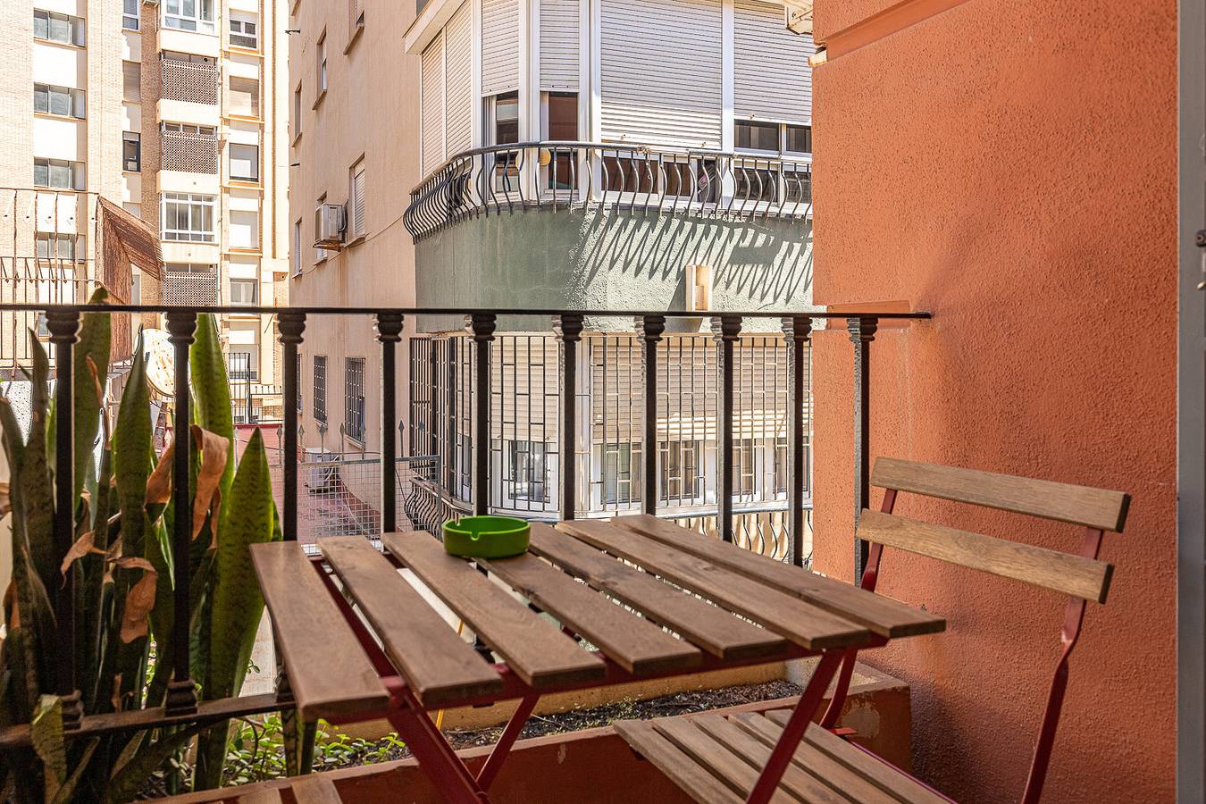 Hel lägenhet, Lägenhet för 4 Personer med balkong in Playa de la Malagueta, Malaga