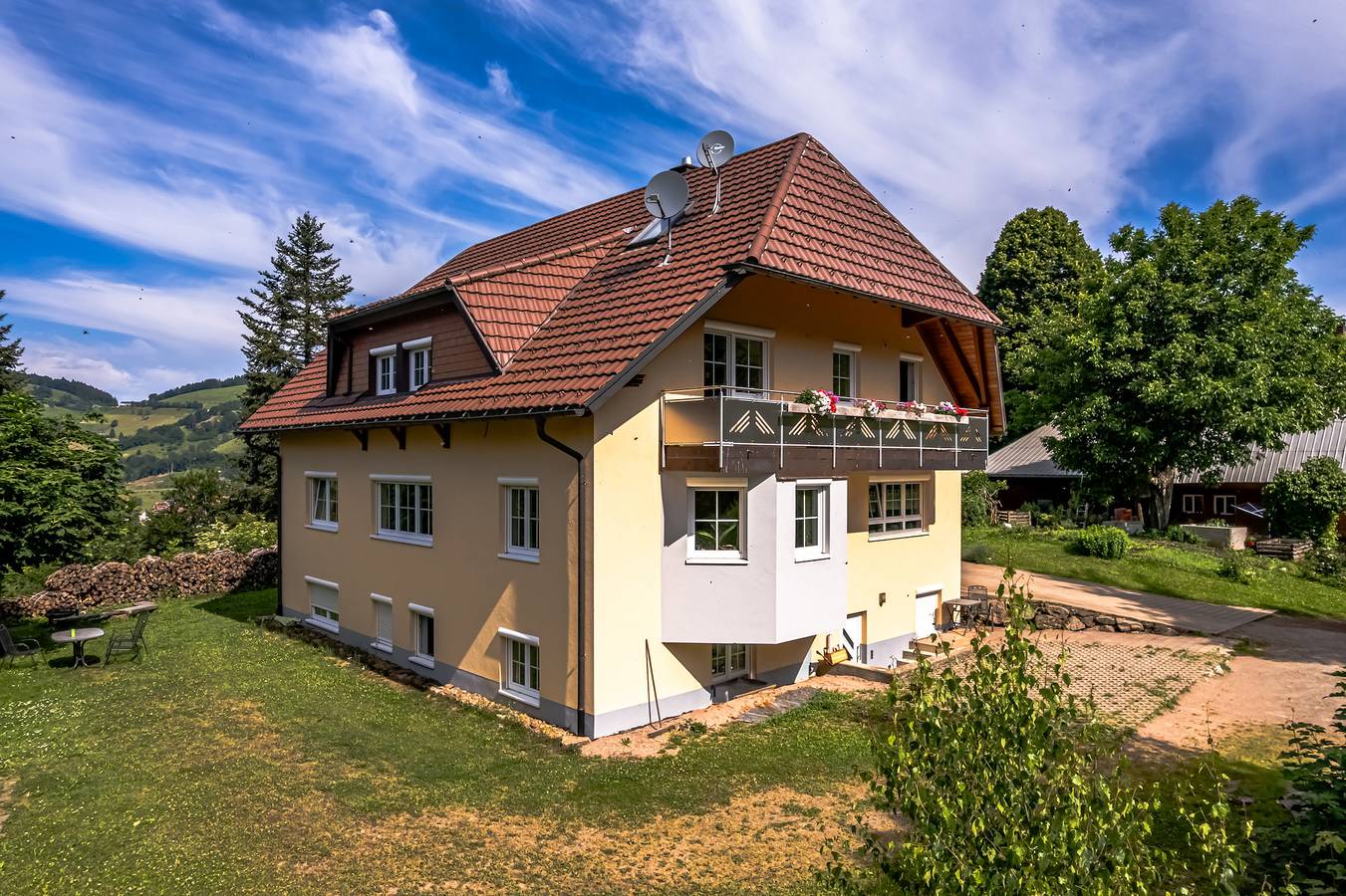 Ganze Ferienwohnung, Feriendomicil Haus Grabenbühl - Ferienwohnung "Nordsee" in Wieden, Südschwarzwald
