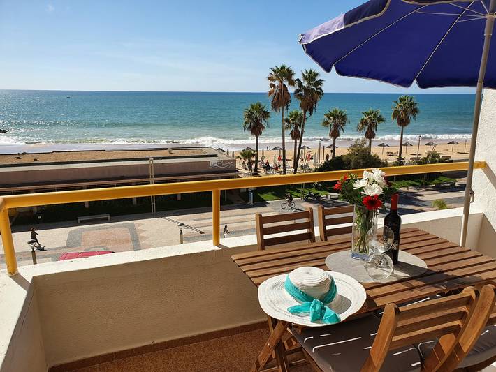 Casa de férias para 4 pessoas, com Varanda em Praia de Quarteira