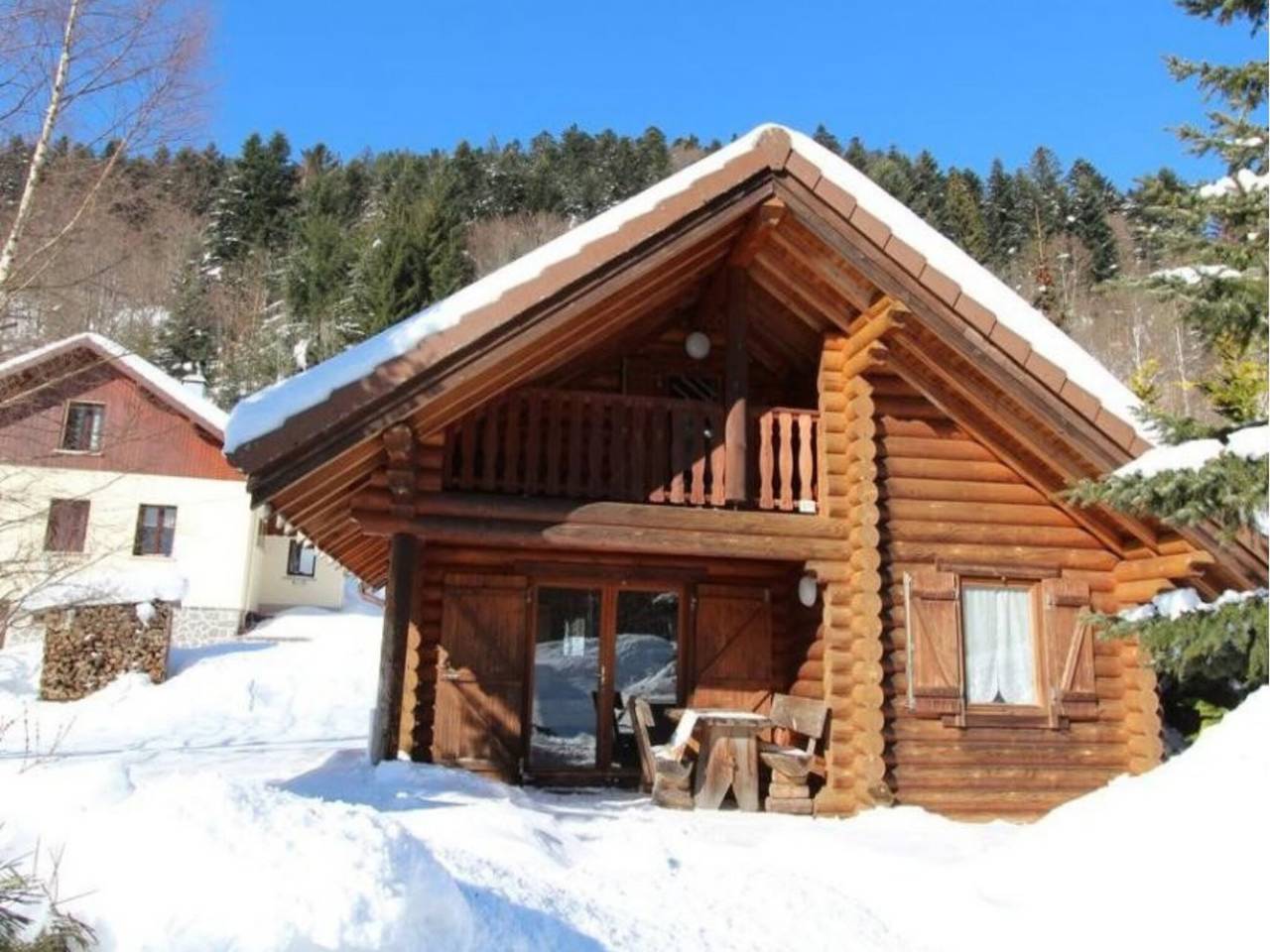 Chalet in La Bresse with Mountain Views in La Bresse, Parque natural regional de los Ballons des Vosges