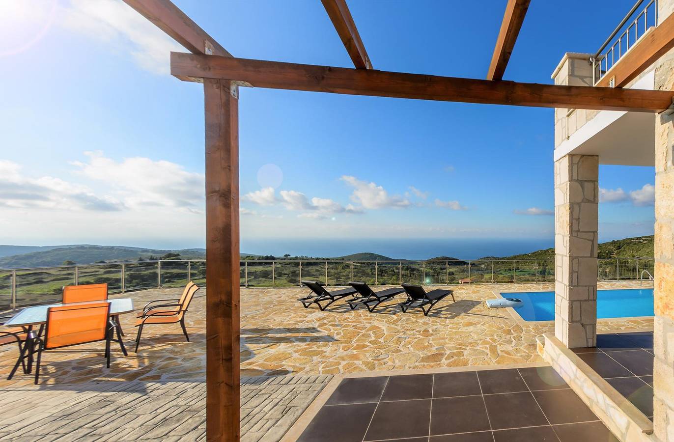 Villa voor 6 personen met terras in Zakynthos