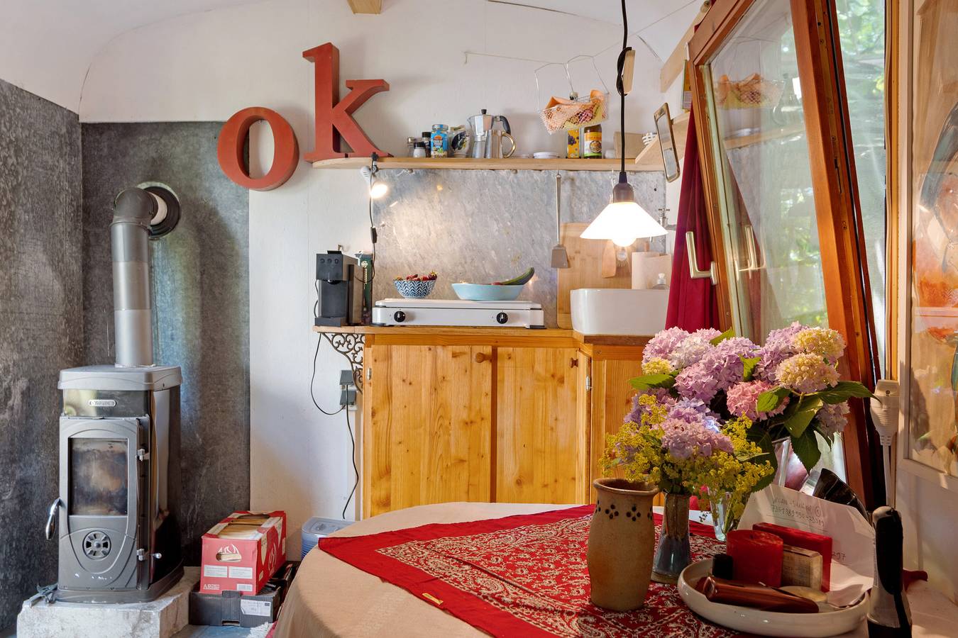 Ganze Ferienwohnung, Tiny Home 'Haus' mit privater Terrasse, Gemeinschaftsgarten und Wi-Fi in Bad Waldsee, Oberschwaben