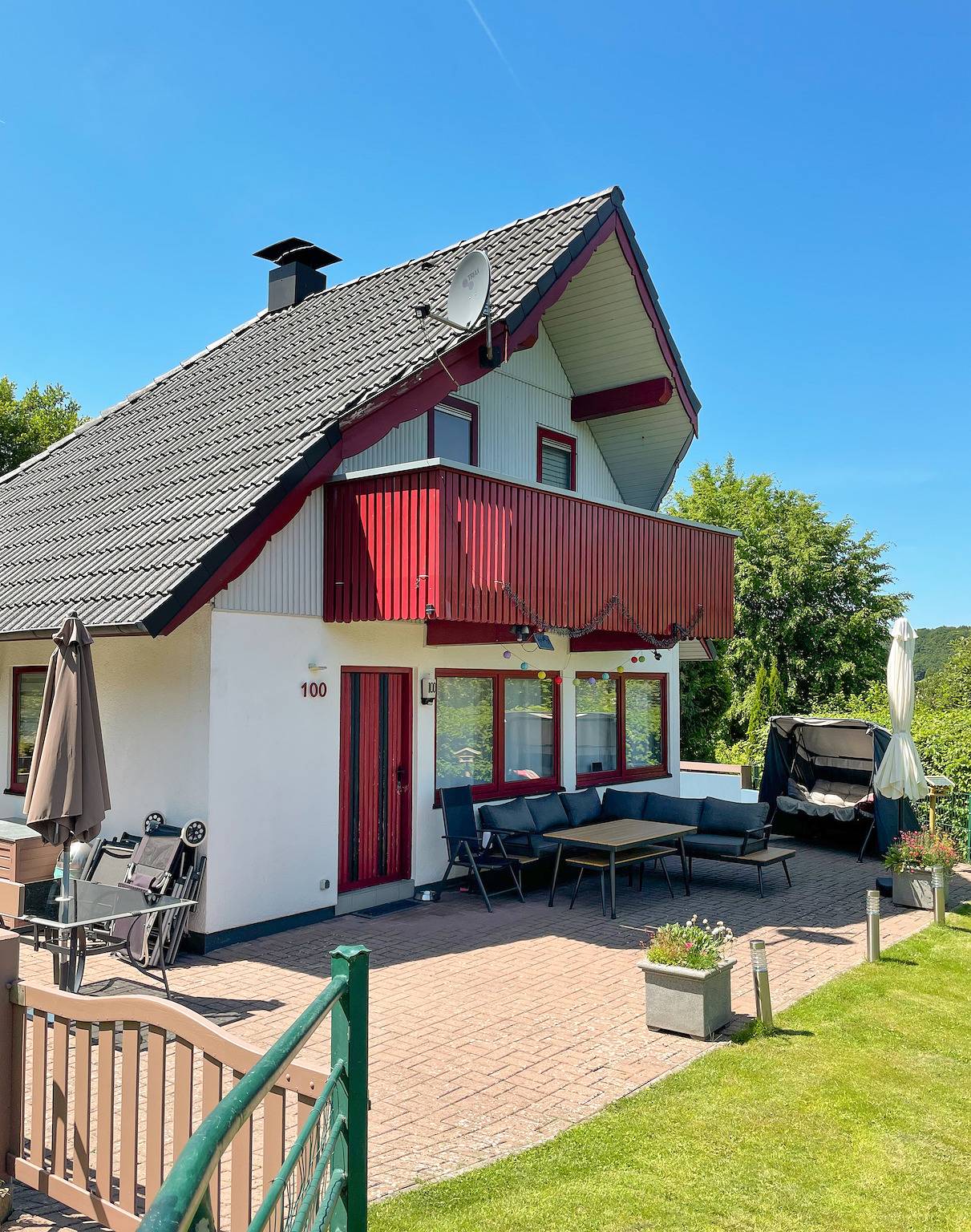 Fh "Bären Ecke" am See im hessischen Bergland in Kirchheim, Knüllgebirge
