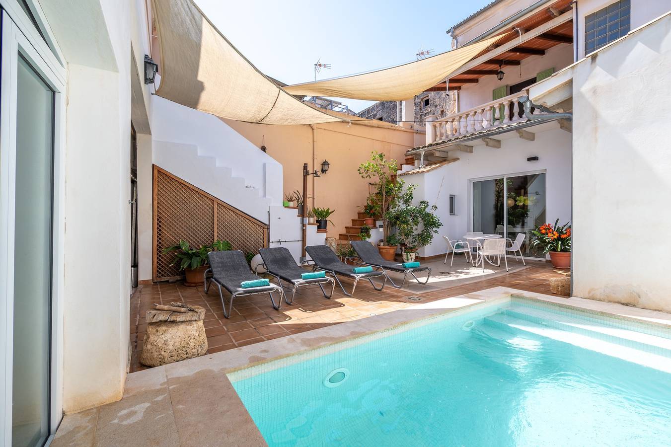 Casa vacanze 'S'arcada Mallorca' con piscina privata, Wi-Fi e aria condizionata in Sa Pobla, Maiorca settentrionale