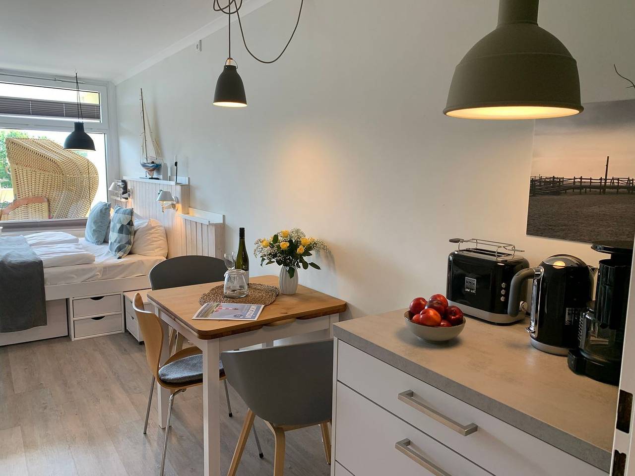 Ganze Wohnung, Haus Villa Anna Apartment Rasmus Bude in St. Peter-Bad, St. Peter-Ording