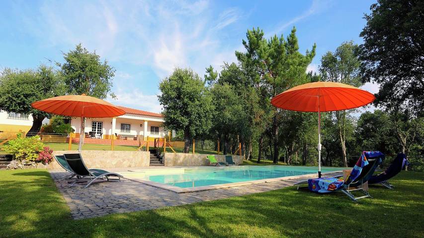 Casa de vacaciones para 8 personas, con piscina en Caldas da Rainha