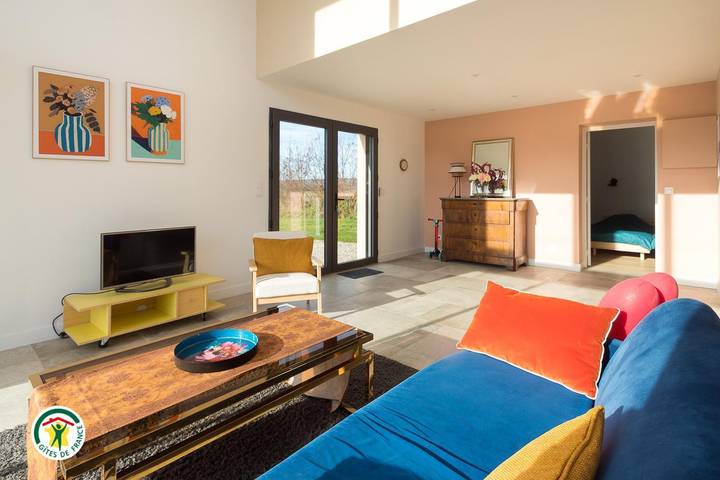 Gîte pour 6 personnes, avec jardin