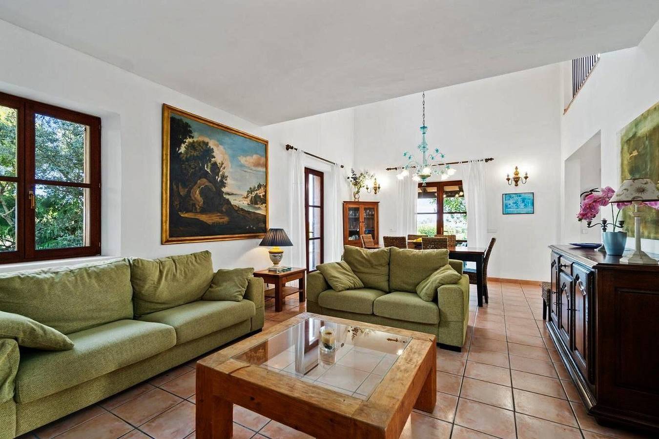 Vacation Home "Finca Vista Alegre" with Sea View, Pool, Wi-Fi, A/C, Terrace & Garden in Manacor, East Majorca