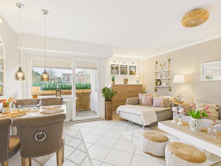 Ferienwohnung für 4 Personen, mit Balkon und Pool sowie Sauna in Cuxhaven Strand - 4