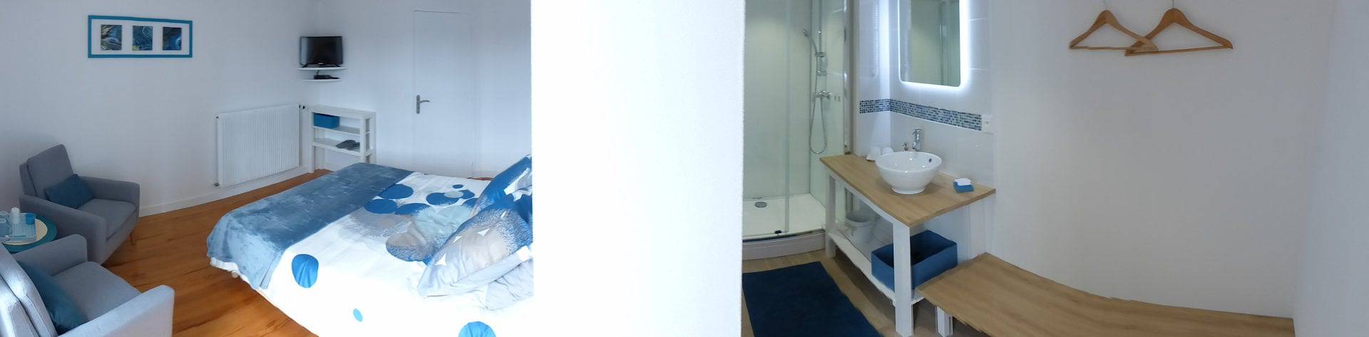 Chambres d'hôtes La Charretterie - Chambre La Marine in Martragny, Moulins en Bessin