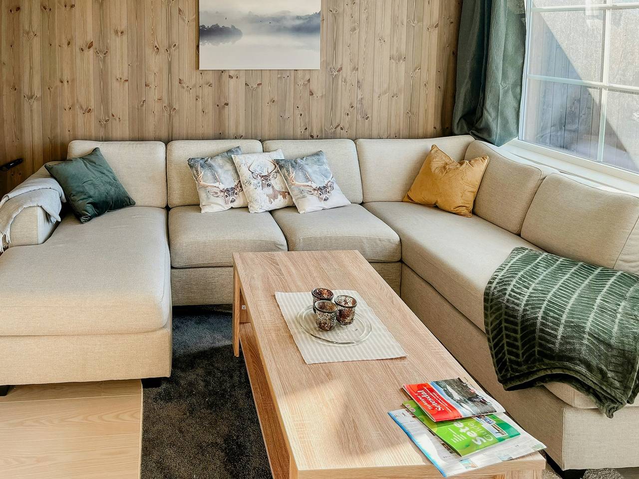 Ganze Wohnung, Neubauwohnung mit Bergpanorama in der Nähe von Skipisten in Bortelid, Åseral