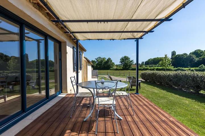Gîte pour 2 personnes, avec jardin