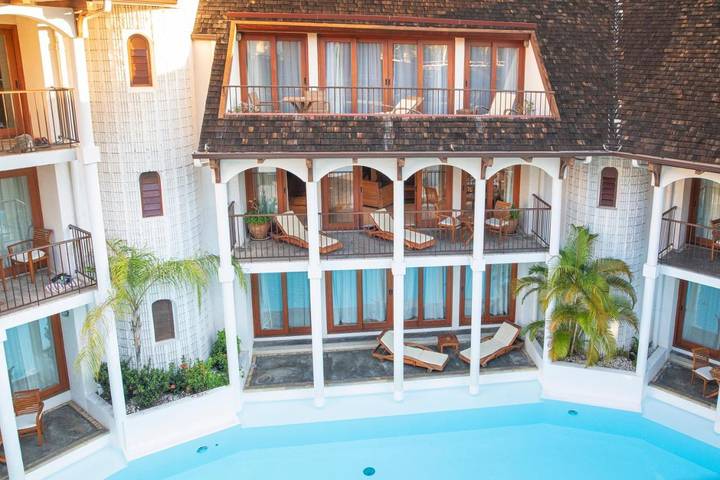 Hôtel pour 5 personnes, avec jardin et vue ainsi que piscine et sauna dans Plage de Boucan Canot - 2