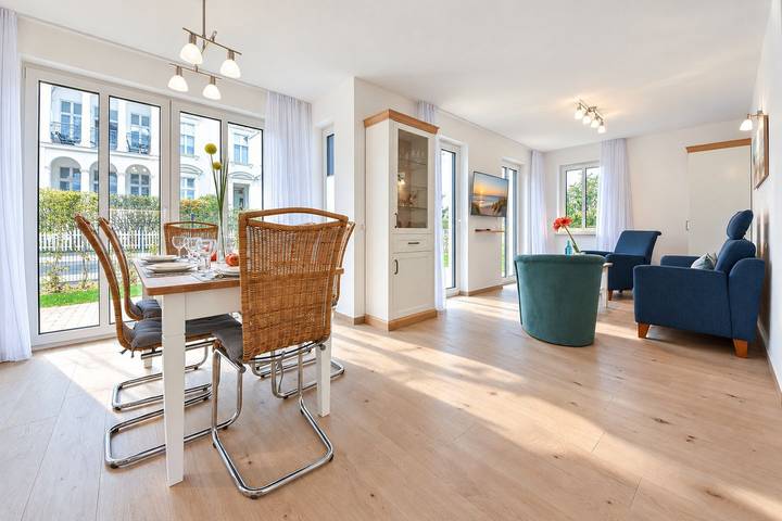 Ferienwohnung für 6 Personen, mit Terrasse und Garten in Heringsdorf, Usedom
