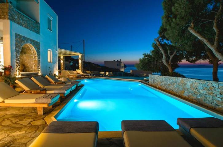 Hôtel pour 4 personnes, avec piscine et jardin, animaux acceptés dans Egíali - 4