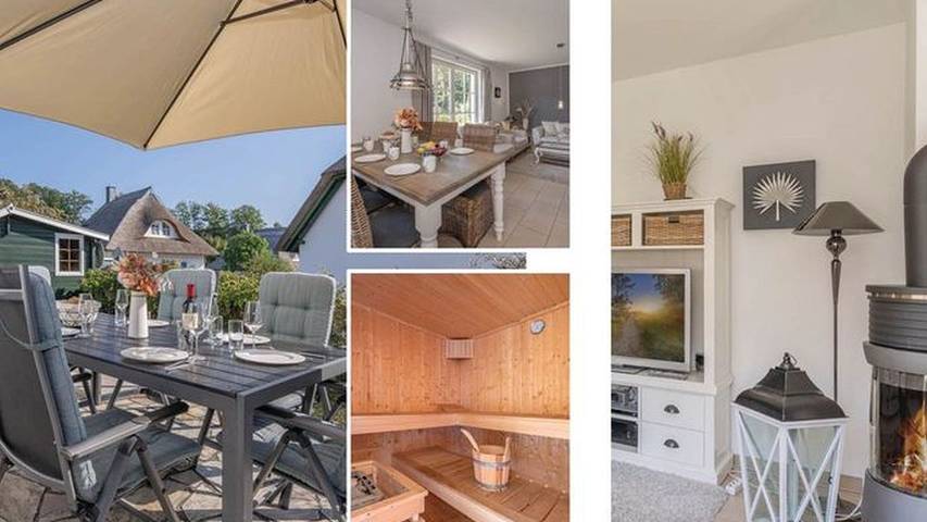 Ferienhaus für 6 Personen, mit Sauna und Garten in Koserow