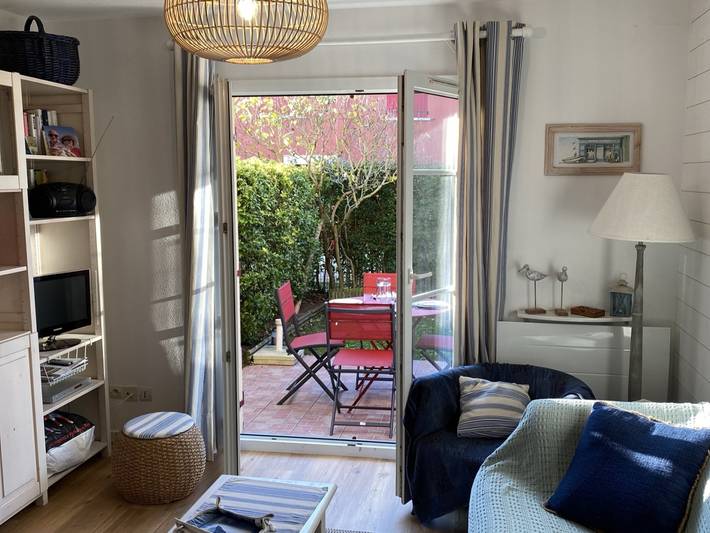 Appartement de vacances pour 4 personnes, avec Balcon ainsi que Terrasse et Jardin à Dives-sur-Mer