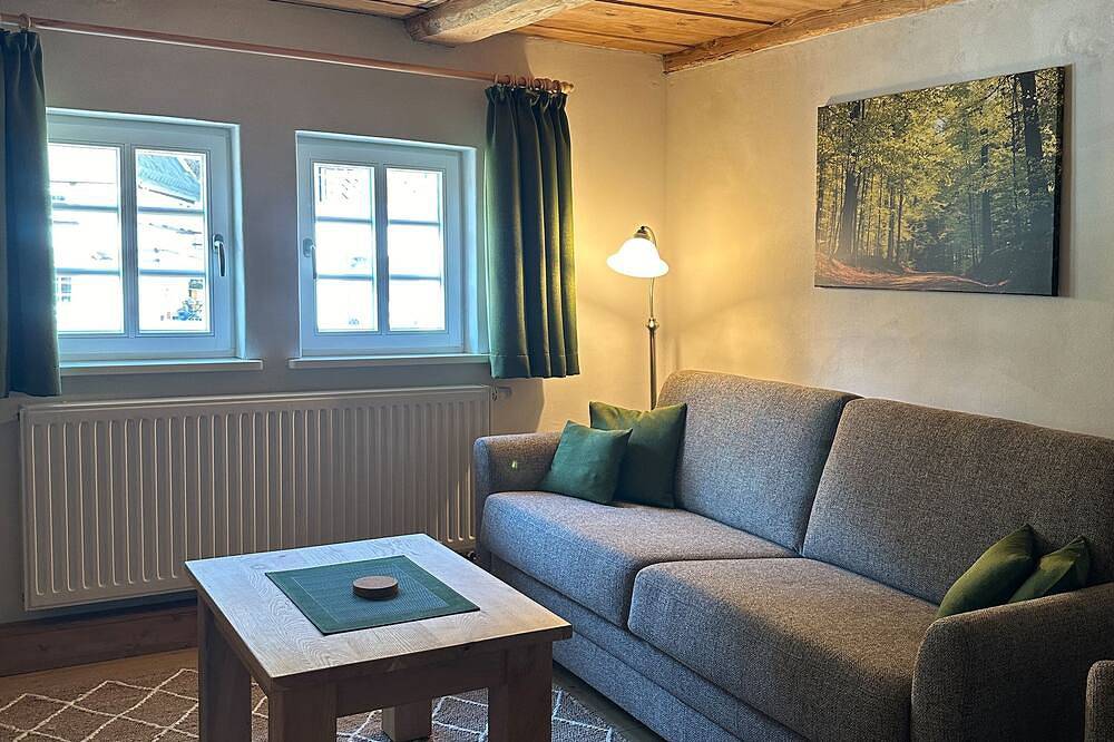 Ganze Wohnung, Gründelstube - gemütliche Ferienwohnung in der Nähe von Bad Schandau in Porschdorf, Bad Schandau