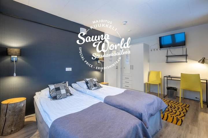 Hôtel pour 2 personnes, avec terrasse et sauna dans Saariselka