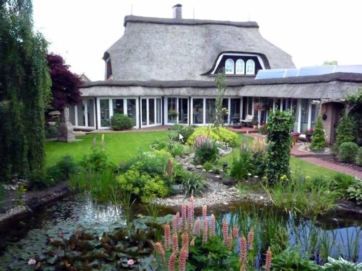Ferienwohnung für 5 Personen, mit Balkon und Terrasse sowie Garten und Sauna in Leer und Umgebung