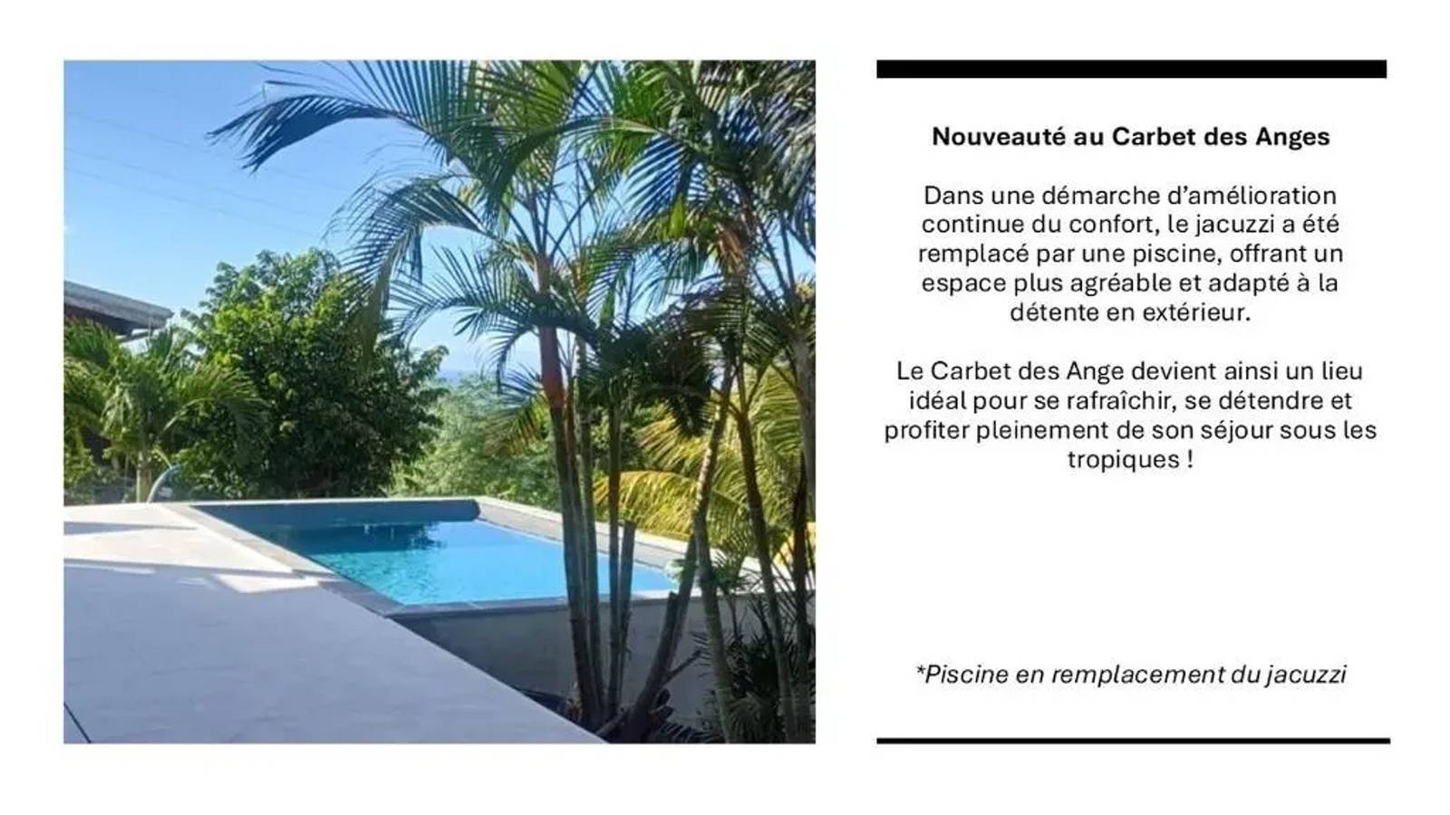 Untergeschoss einer gemütlichen Villa mit privatem Pool in Le Carbet, Martinique