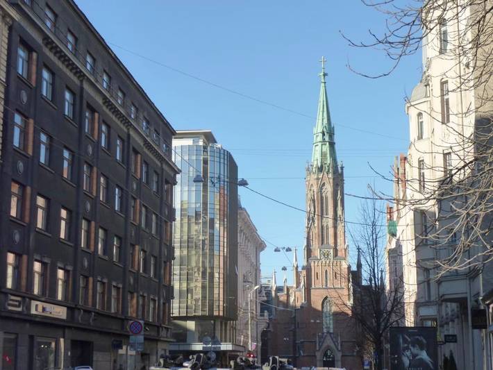 Vakantiewoning voor 6 personen, met balkon en uitzicht, kindvriendelijk in Riga