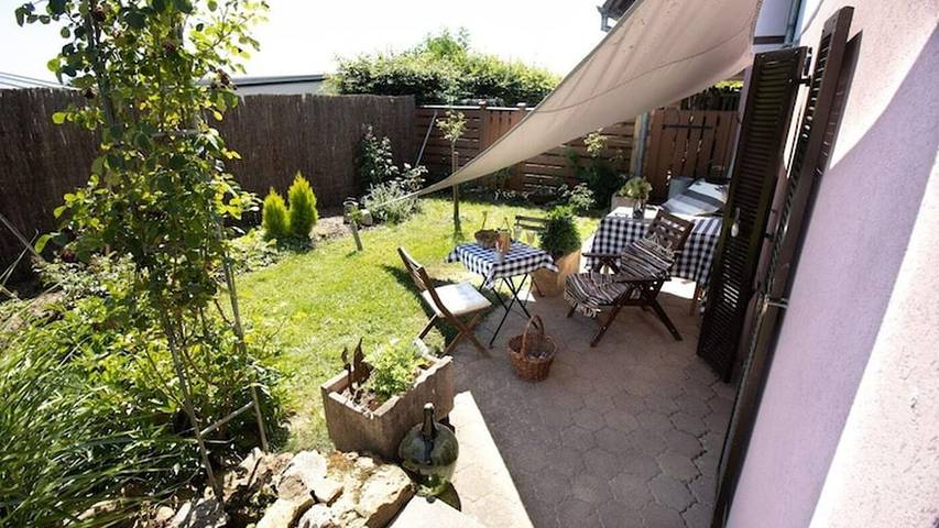 Gîte pour 2 personnes, avec terrasse, animaux acceptés à Morschwiller