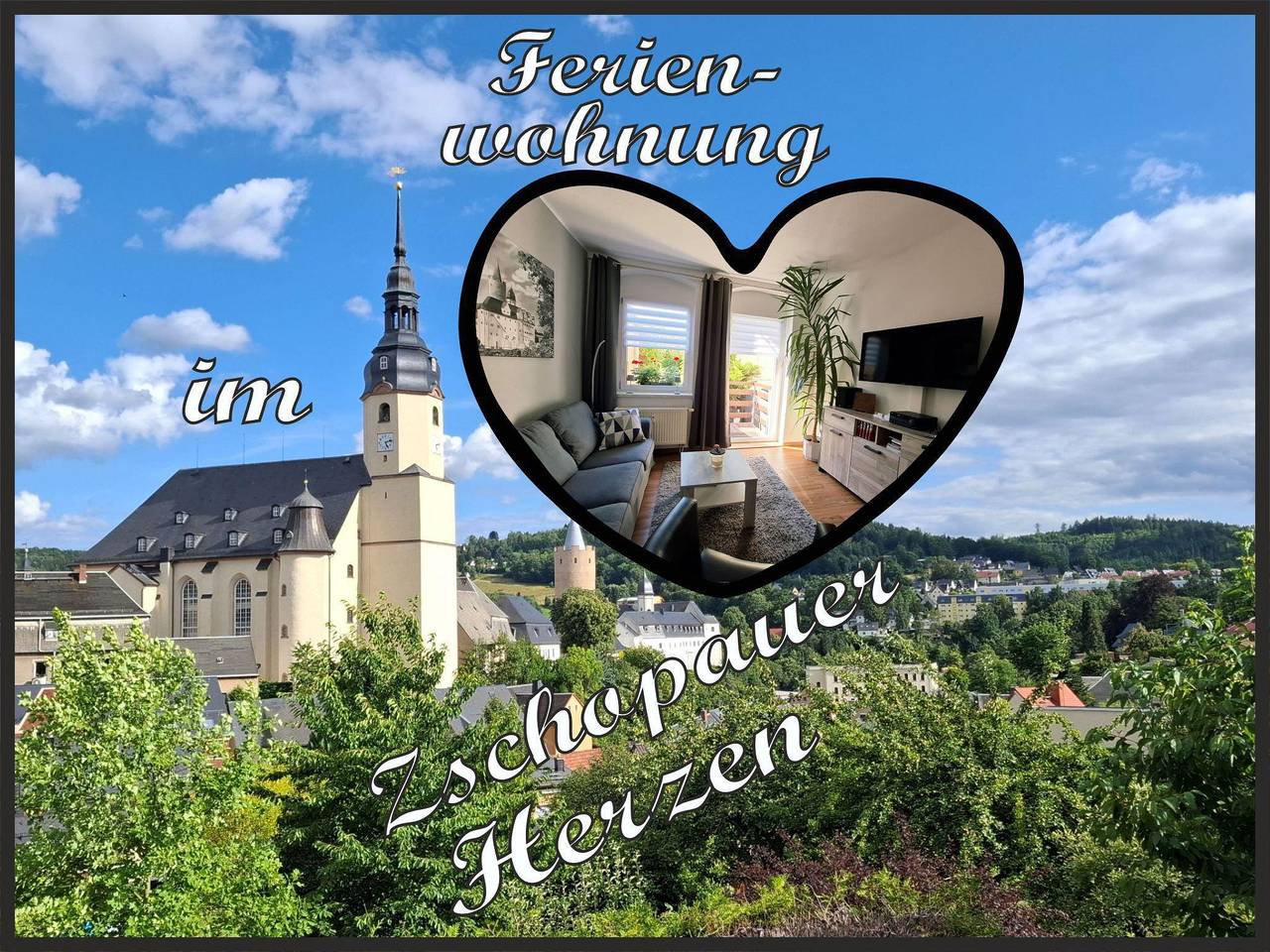 Ganze Ferienwohnung, Ferienwohnung 40qm mit Terrasse in Zschopau, Erzgebirge