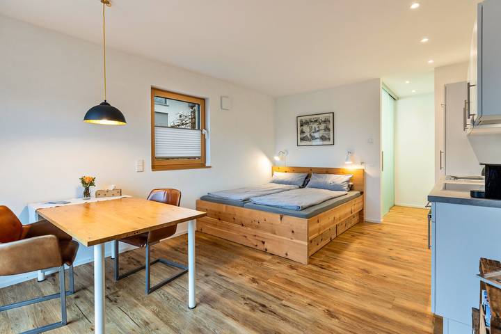 Studio für 2 Personen, mit Seeblick in Moos