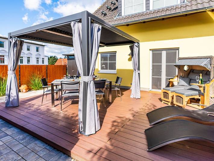 Ferienhaus für 6 Personen, mit Terrasse und Garten sowie Sauna, kinderfreundlich in Korswandt