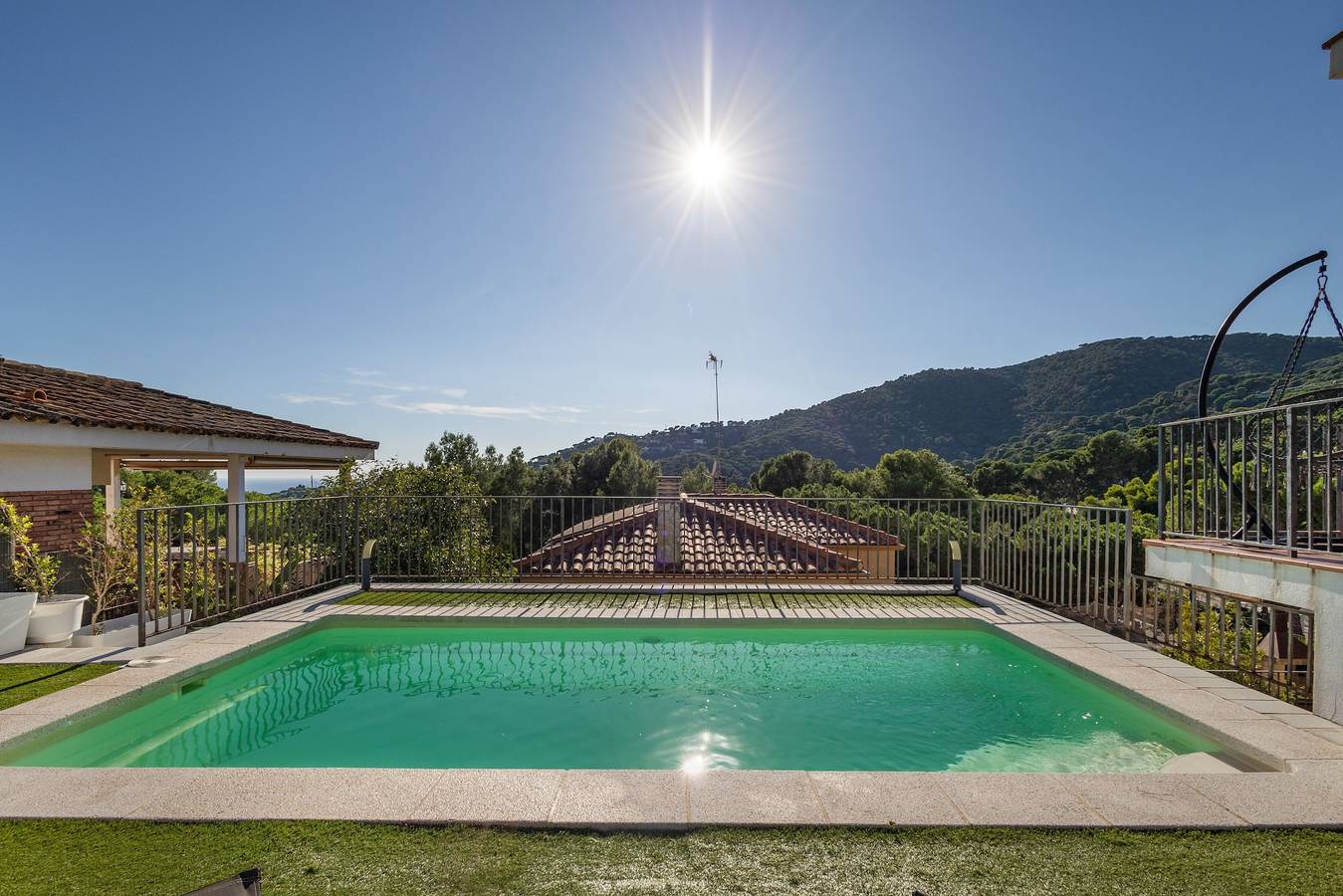 Apartment 'Habitaciones Marice' mit Meerblick, privatem Pool und Wlan in Premià de Dalt, Costa del Maresme