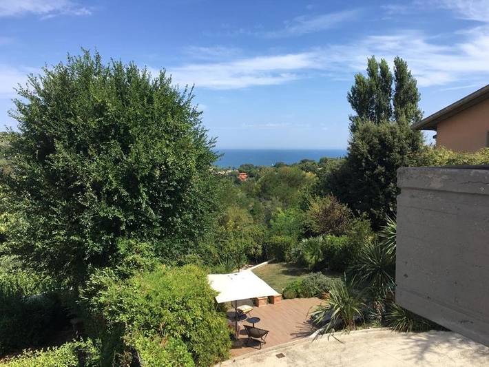 Appartamento per 3 persone, con Terrazza e Giardino nonché Panorama a Pesaro