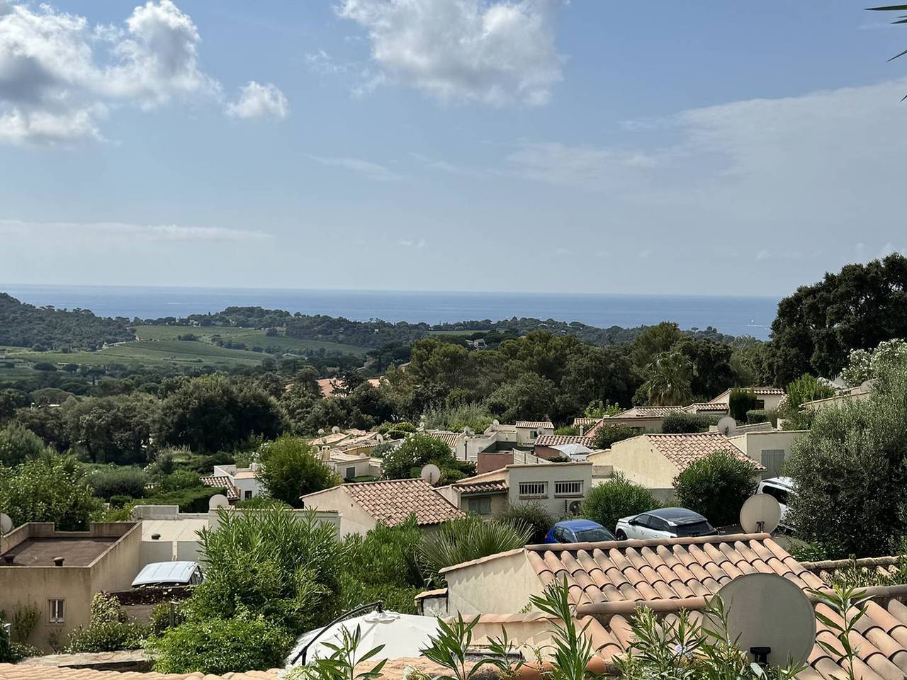 Mas con aire acondicionado y piscina con vista al mar en La Croix-Valmer in La Croix-Valmer, Region de Draguignan