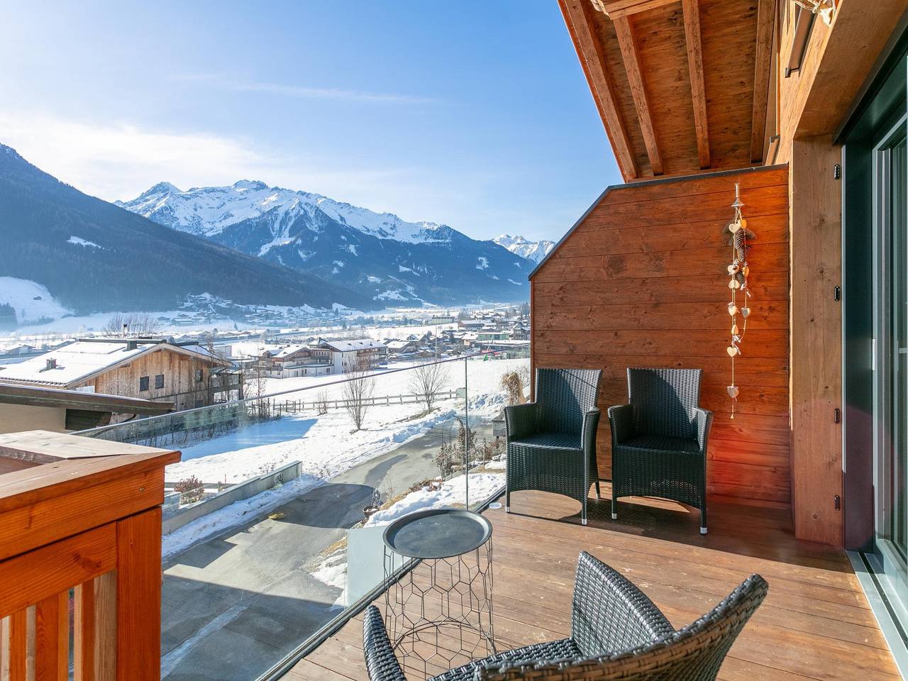 Ski-in/ski-out luxe lodge met balkon tuin terras sauna in Bramberg am Wildkogel, Kitzbüheler Alpen