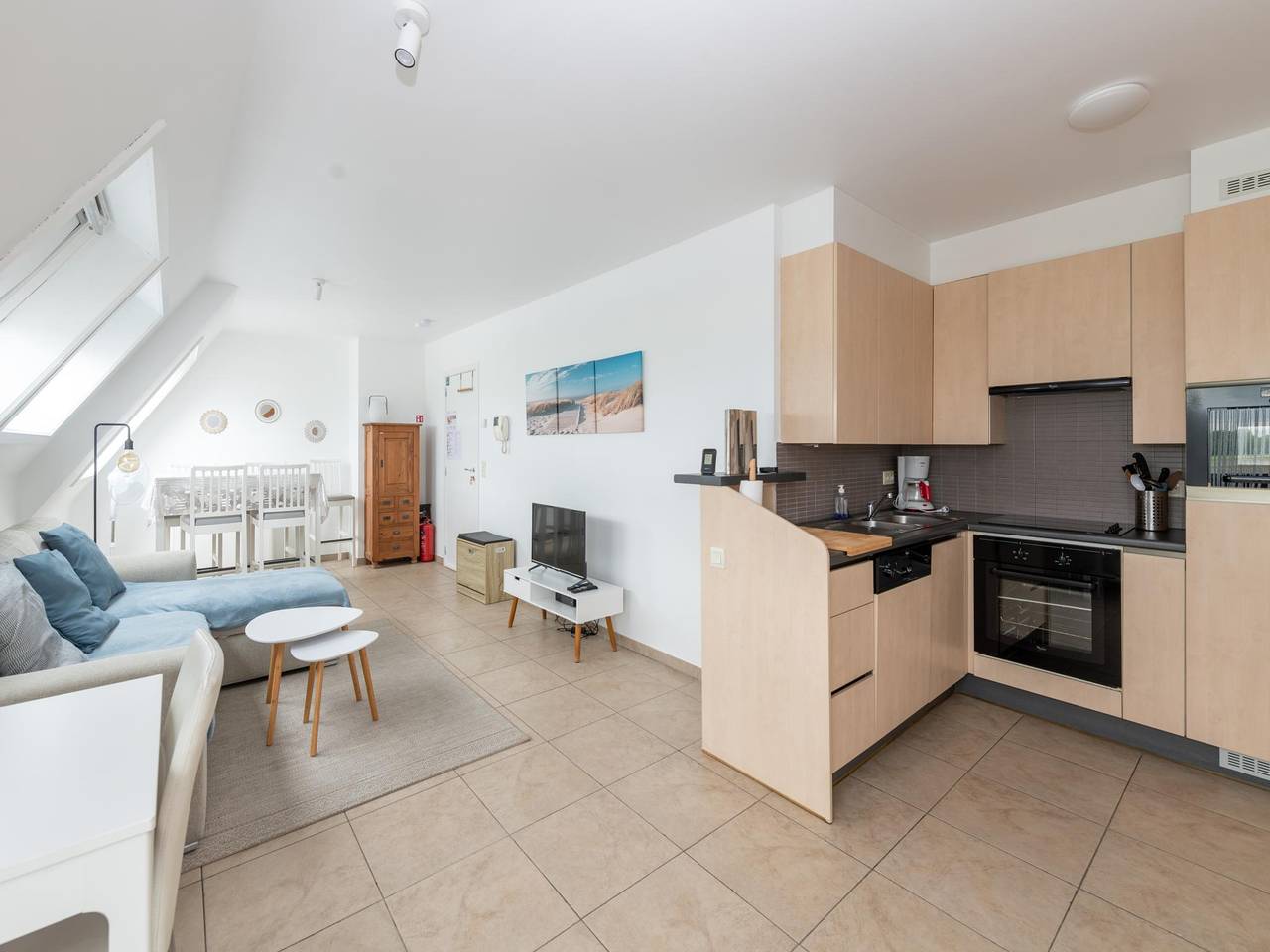 Ganze Wohnung, Duplex-Wohnung mit Gemeinschaftspool in Nieuwpoort, Belgische Küste
